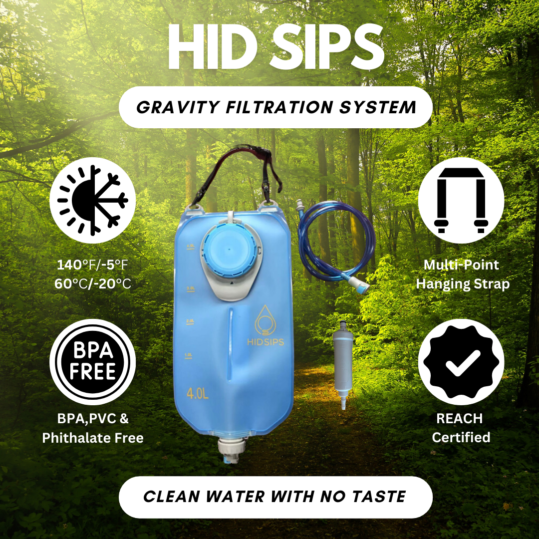Gravity Filtration System for Hiking, Backpacking, Camping, and More!-1