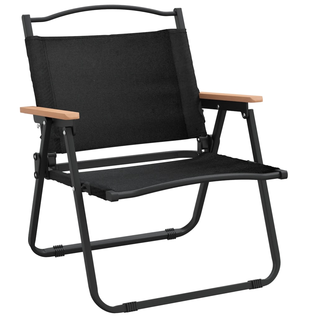 vidaXL Camping Chair 2 Pcs Outdoor Folding Camping Beach Chair Oxford Fabric-2